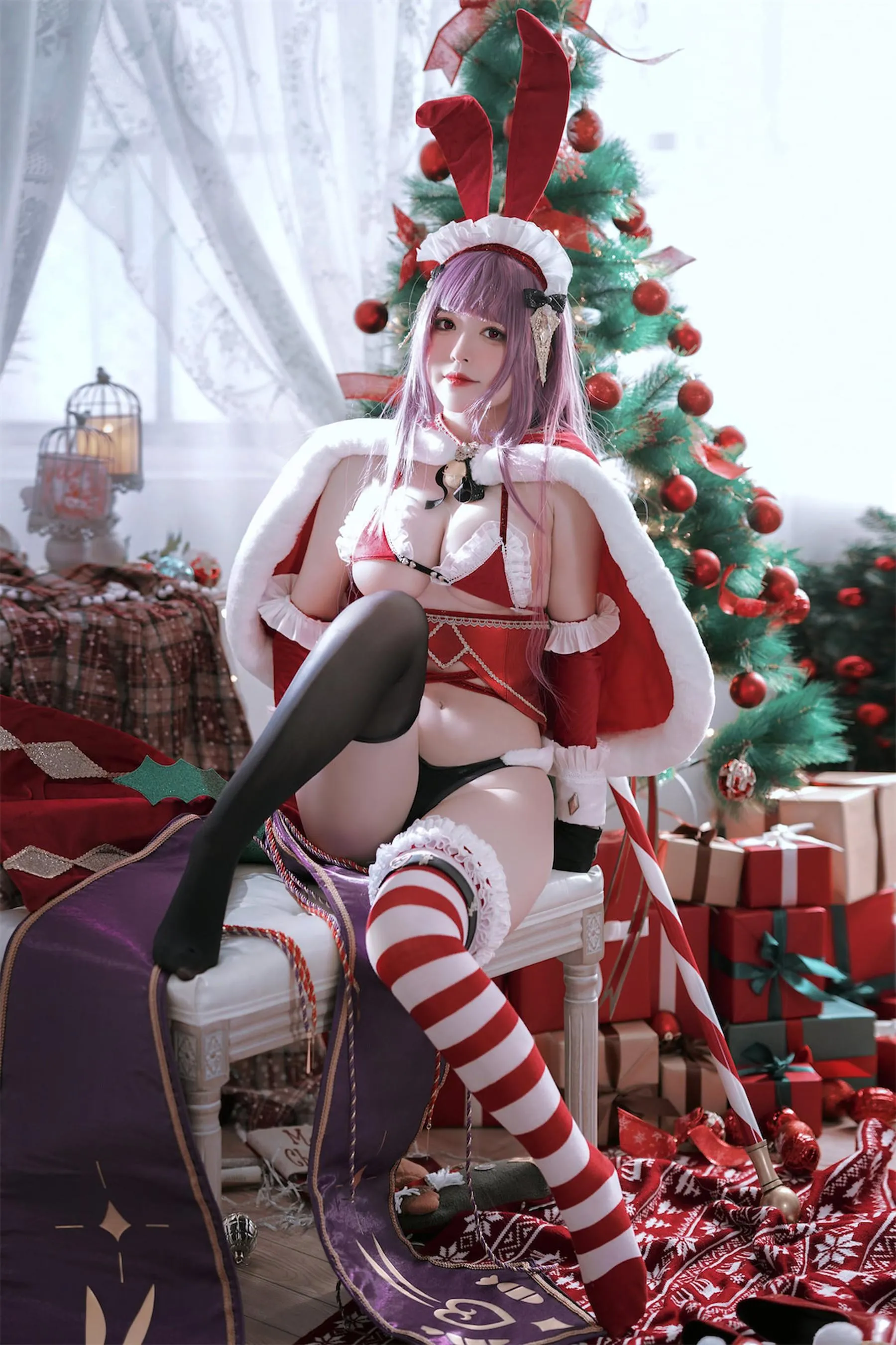 半半子 – NO.63 Christmas Bunny Aike [41P]插图8